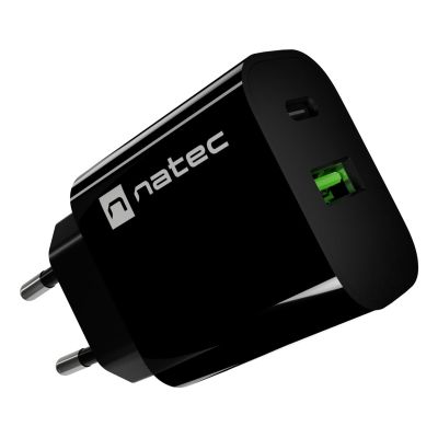 9. NATEC RIBERA WANDLADEGERÄT 1x USB-A + 1x USB-
