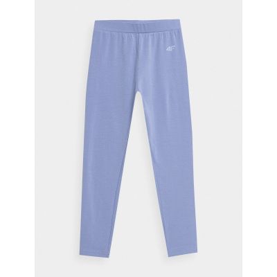 6. Elastische Baumwollleggings für Mädchen 4F Junior