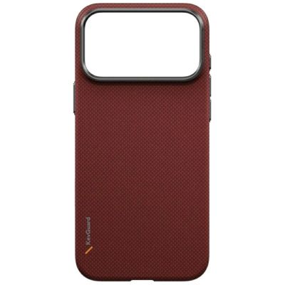 5. Uniq Keva EDGE Magclick Ladehülle für iPhone 18 Pro Max / 17 Pro Max – Rot