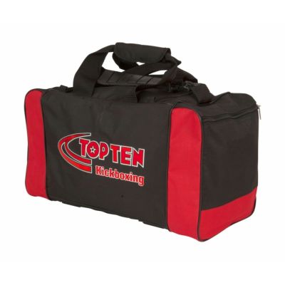 TOP TEN KICKBOXING Sporttasche 55 x 26 x 26 cm schwarz-rot TOR-TT 5