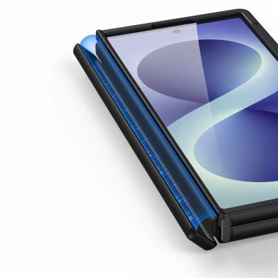 9. Dux Ducis Kind Hülle für Samsung Galaxy Z Fold 8 Ultra / Z Fold 7 mit Ständer, kompatibel mit MagSafe – Schwarz