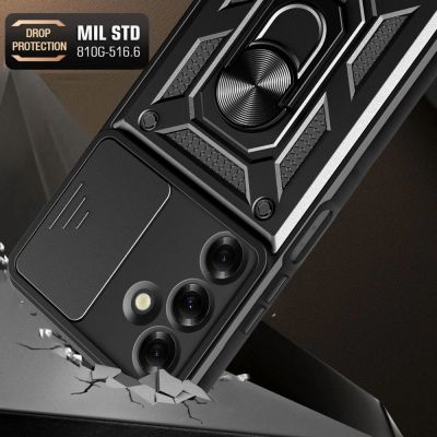 3. Tech-Protect Camshield Pro Hülle für Samsung Galaxy M35 5G – Schwarz