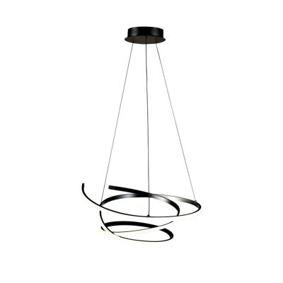 LED-Hängeleuchte SIBIU 42W 4000K Schwarz