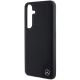 6. Mercedes Leather Debossed Line MagSafe-Hülle für Samsung Galaxy S24+ – Schwarz