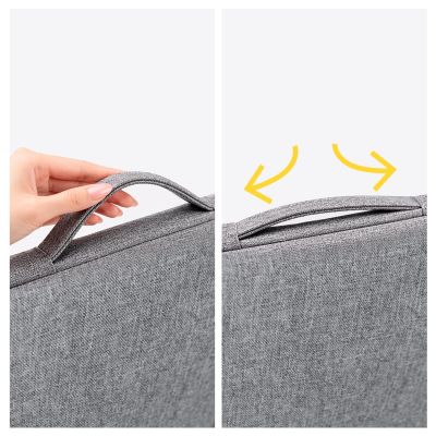 5. Wozinsky WTNP-15G 15,6"-Laptoptasche mit ausziehbarem Griff – Grau