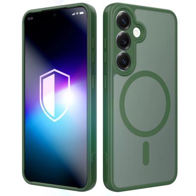 3mk Misty MagCase für Samsung Galaxy S25 - grün