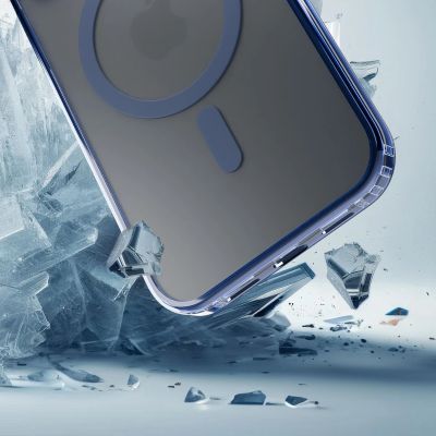4. 3mk Frosty MagCase für iPhone 17 - blau