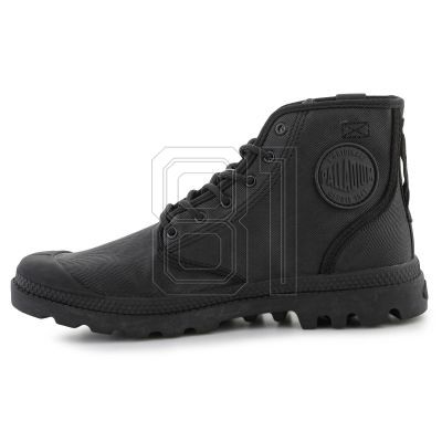 5. Palladium PAMPA HI COATED U 74375-008-M Schwarze Schuhe