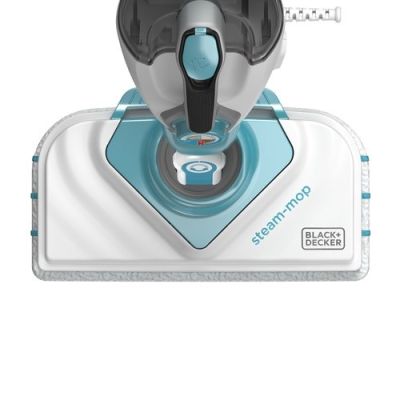 18. Black & Decker BHSM166DSM Dampfreiniger/Dampfmopp 0,5 l 1600 W Farbe Aqua, Weiß