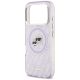 6. Karl Lagerfeld IML Glitter Karl & Choupette Heads Logo MagSafe Case für iPhone 17 Pro - Lila