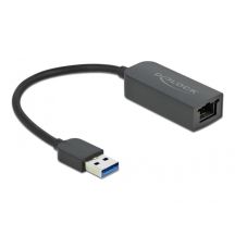 DeLOCK Adapter USB Typ-A Stecker auf 2,5 Gigabit LAN kompakt