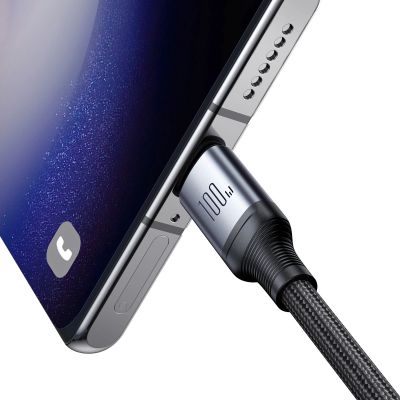 3. Joyroom Speedy Series S-A21 2in1 USB-C – USB-C/USB-C-Kabel 100 W 1,5 m – Schwarz