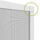 50. Moskitonetzfenster Aluminium 100x120 Braun Plus