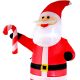 3. AUFBLASBARER, SELBSTAUFBLASENDER WEIHNACHTSMANN 150 CM LED