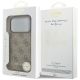 7. Guess 4G Charms Collection MagSafe Hülle für iPhone 17 Pro - braun