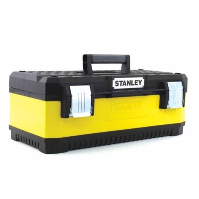 6. Stanley 1-95-614 Werkzeugkasten, Metall, Kunststoff, Schwarz, Gelb