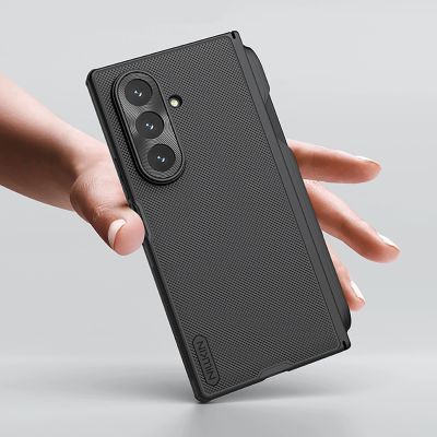 8. Nillkin Super Frosted Shield Fold Magnetische Schutzhülle für Samsung Galaxy Z Fold 7, MagSafe-kompatibel, mit S Pen Space – Schwarz