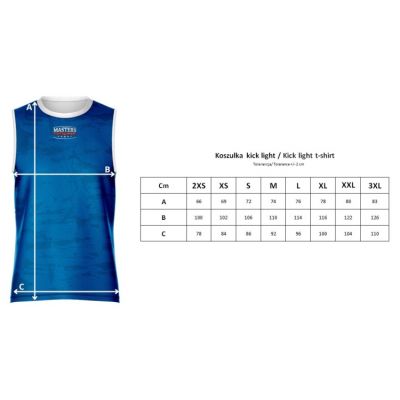 3. MASTERS Kick Light Ärmelloses Shirt (WAKO-GENEHMIGT)