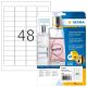 2. HERMA 8016 Bedruckbare Etiketten Transparente Selbstklebende Bedruckbare Etiketten