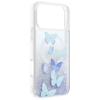 3. Uniq Coehl Aria Magnetische Ladehülle für iPhone 18 Pro Max / 17 Pro Max – Blau