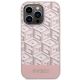 3. Guess GUHMP14LHGCFSEP iPhone 14 Pro 6,1" rosa/rosa Hartschale GCube Stripes MagSafe