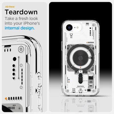 11. Spigen Ultra Hybrid MagSafe Hülle für iPhone 16e / 17e Neo One – Transparent