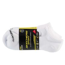 Skechers 6er-Pack Herren-Socken aus Baumwolle, NSHW, S117809-WHT, Weiß, 41–46