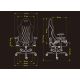 21. HATOR Darkside 3M Stoff Universal-Gaming-Stuhl Grau