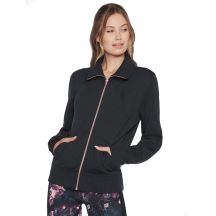 Skechers Kapuzenpullover Skechcloud Jacke WJA288-BLK Schwarz L
