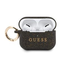 Guess Ring Silikonhülle für AirPods Pro – Schwarz und Gold