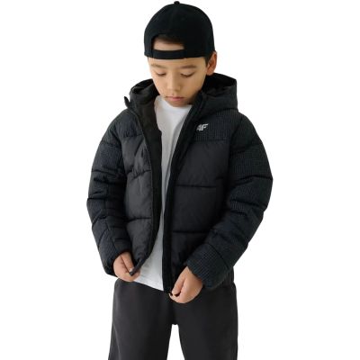 Jungen Daunenjacke 4F M621 tiefschwarz 4FJWAW25TDJAM621 20S