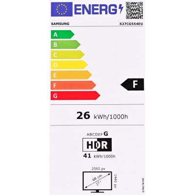 25. SAMSUNG LED-Monitor G5 27" LS27CG554EUXEN 165 Hz