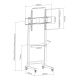 6. TECHLY MOBILER TV-STÄNDER 50-90" BIS 70KG VERSTELLBARES AV-REGAL