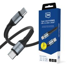 3mk Hyper Cable N-SERIES USB-C / USB-C 1m PD 3.0 QC 3.0 48V / 5A 240W - schwarz