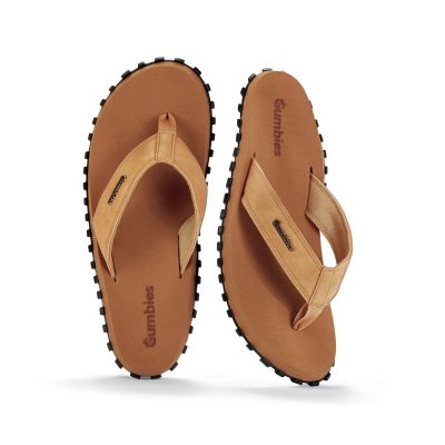 8. Flip-Flops Gumbies Vegovert Flip-Flops Unisex Tan M GU-FFVEG128