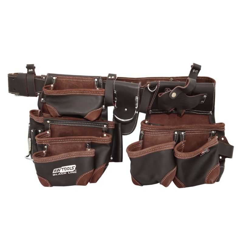 AWTOOLS PROF 14-Taschen-Gürtel für Monteure, schwarz