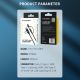 5. Wozinsky WNBAA 4in1 Kabel 2x USB-C 1x USB-A 1x Lightning 60W 1 m - Schwarz