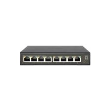 LevelOne Hilbert 8-Port Gigabit PoE Smart Lite Switch – 802.3at/af PoE – 8 PoE-Ausgänge – Leistungsaufnahme: 112,8 W