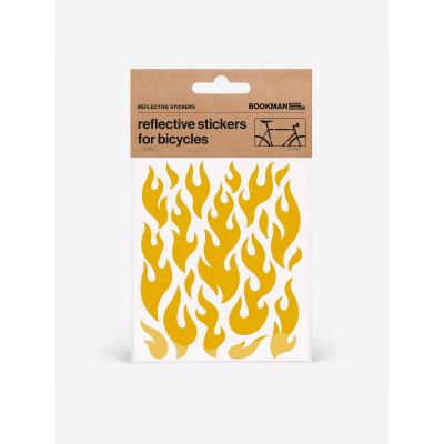 BOOKMAN Reflektierende Aufkleber Flammenaufkleber