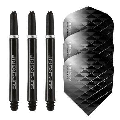 2. Harrows Twin Pack Supergrip-Schäfte + Atomic Flights HS-TNK-000013681