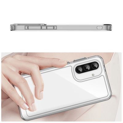 4. Outer Space Hülle für Samsung Galaxy A26 Cover mit flexiblem Rahmen - Transparent