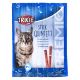 TRIXIE Stick Quintett Premio Sticks mit Lachs und Forelle – ein Leckerbissen für Katzen – 5 x 5 g