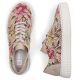 3. Damenschuhe mit durchbrochenem Blumenmuster, beige, Rieker N9919-91