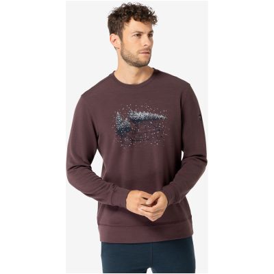 2. Herren-Sweatshirt SUPER.NATURAL M Lantree Crew, violett