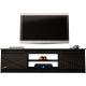 3. TV-Schrank GRANERO 200x56,7x35 schwarz/schwarz-Kombination