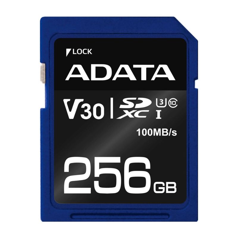 ADATA Premier Pro SDXC 256 GB Klasse 10 UHS-I/U3 V30