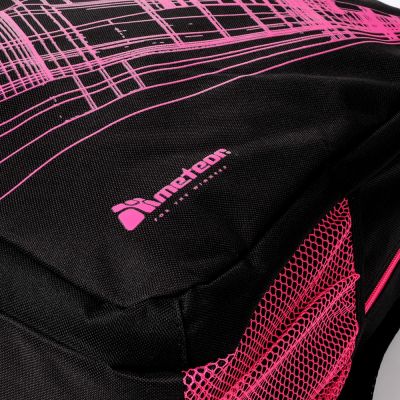 7. Meteor Hathor Rucksack 75459 Schwarz und Pink