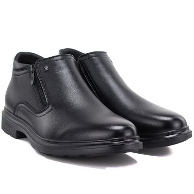 4. Herrenstiefeletten mit Reißverschlüssen, schwarz, McKeylor 85229