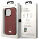 8. Hülle BMW BMHCP14L22RFGR iPhone 14 Pro 6.1" Burgund/Burgund Leder Rautenmuster