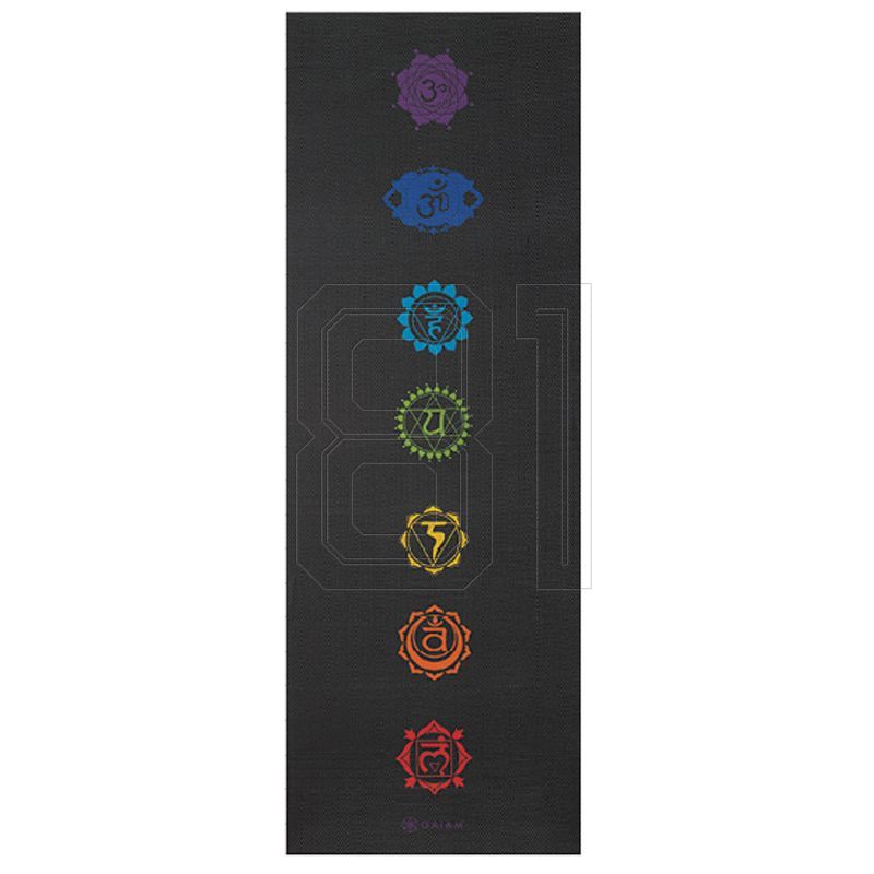 5. Gaiam Premium Chakra 62610 Yogamatte